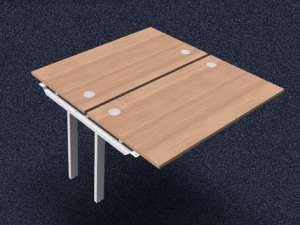 Astro 2 Person Add-On Desk - Cable Ports