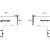 Nova O Crescent Desk with Cable Access Flap - Left & Right Hand Return Available - Image 4