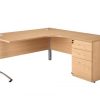OFR Plus Workstation Desk with Pedestal
