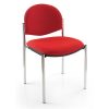 Atom Meeting Chair with Chrome or Black 4 Legged Frame - Image 2