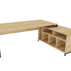 Stricto Executive Desk With Open Storage Return