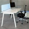 Nova A Rectangle Desk with Scallop Cut-Out - Image 2