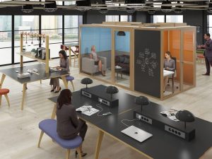 BOOTH SEATING & ACOUSTIC ROOMS