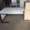 Maple Desk End Pedestal with Cupboard Top - Image 8