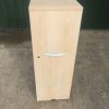 Maple Desk End Pedestal with Cupboard Top - Image 3