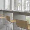 Moon High Stool with Wooden Seat - Image 3