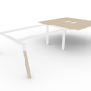 Dialogue 2 Person Back to Back Add-On Desk with Cable Access Hatch - Image 3