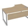 Nova O Crescent Desk with Cable Access Flap - Left & Right Hand Return Available - Image 3