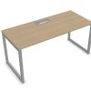 Nova O Rectangle Desk with Cable Access Flap
