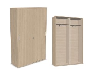 Uni Slide Double Wardrobe