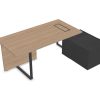 Plana Executive Desk with Right Hand Pedestal
