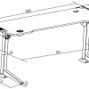 OFR Electric Height Adjustable Gaming Desk - Image 2