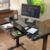 OFR Height Adjustable Smart Desk in White with Glass Top - Image 2