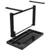 OFR Height Adjustable Smart Desk in White with Glass Top - Image 4