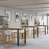 Visio Media Hub Table with Technical Wall - Image 2