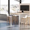 Visio Media Hub Table with Technical Wall