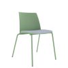 Melba Polypropylene Chair with Upholstered Seat