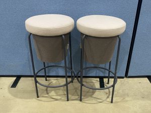 Ersa Drum Stools x 2 - Ex Display