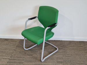 4 x Pledge Meeting Chairs | Green | Used
