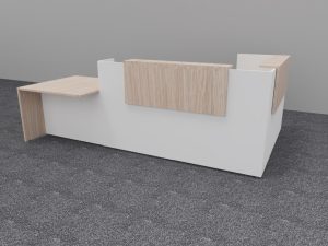 Fifty Full Reception Counter with DDA Access & Return