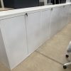 Used Metal Cupboard in White