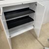 Used Metal Cupboard in White - Image 4
