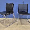 2 x Connection Mesh Back Meeting Chairs in Black