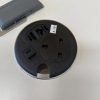 White Round Coffee Table with Power Module - Image 3