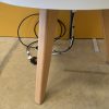 White Round Coffee Table with Power Module - Image 4