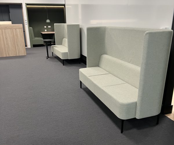 Naughtone High Sided Sofa in Green