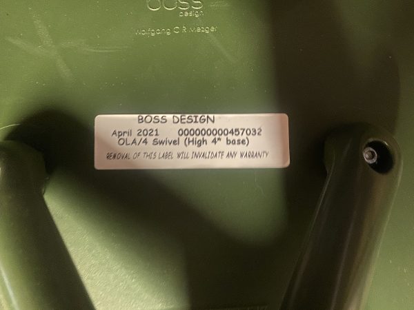 Boss Ola/4 Swivel Chair in Green - Image 6