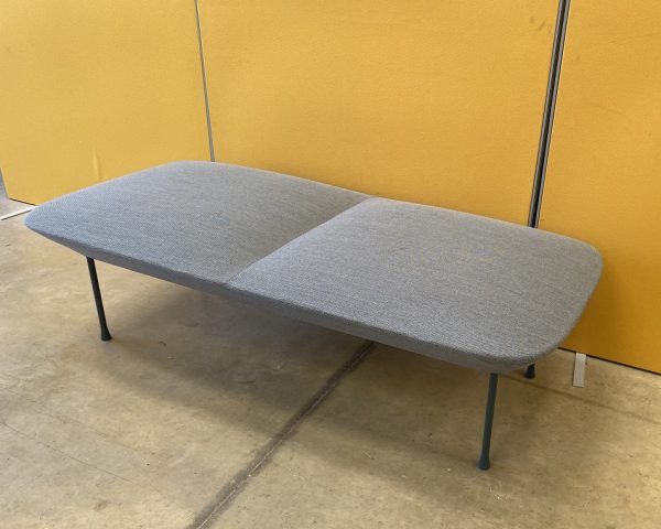 Modern Design Low Stool in Grey - Image 2