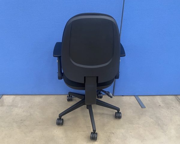 OFR High Back Ergonomic Chair in Black with Adj. Arms - Image 3