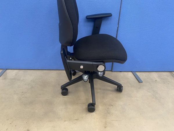 OFR High Back Ergonomic Chair in Black with Adj. Arms - Image 4