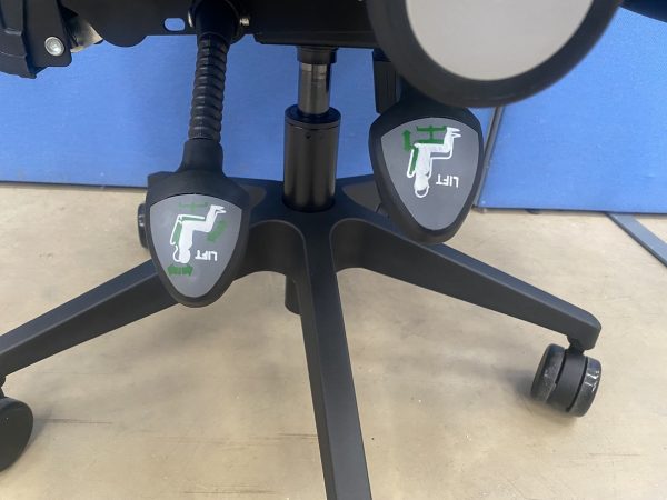 OFR High Back Ergonomic Chair in Black with Adj. Arms - Image 6