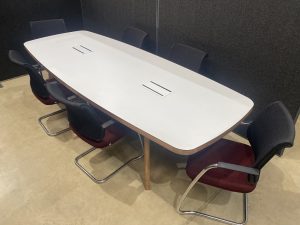 Boardroom Table with Sedus Meeting Chairs