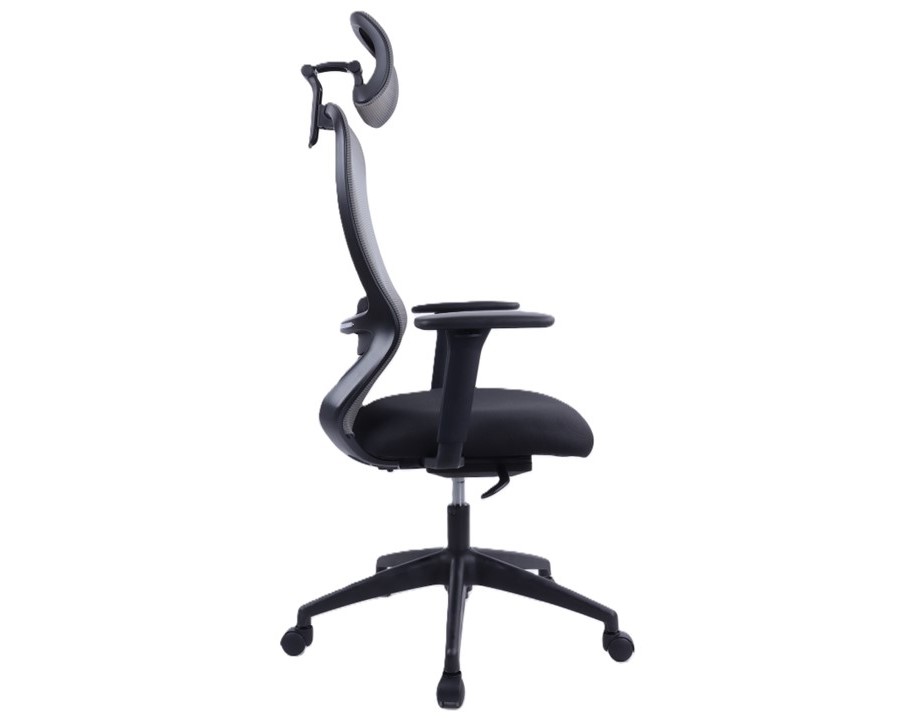 Baron High Mesh Back Chair with Headrest - Image 2