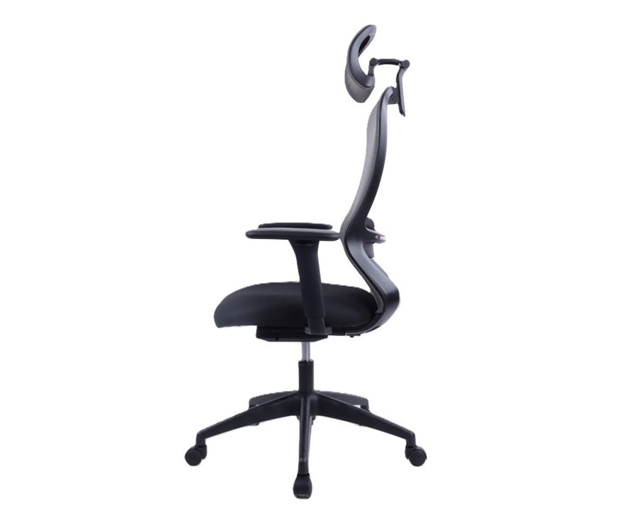 Baron High Mesh Back Chair with Headrest - Image 3