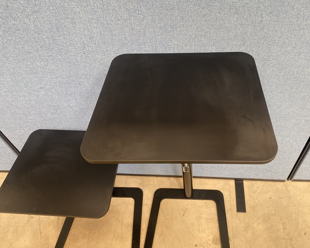 Laptop Tables | Height Adjustable | Black | Used - Image 3