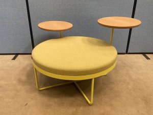 Johanson Stool with Two Round Swivel Tables - Used
