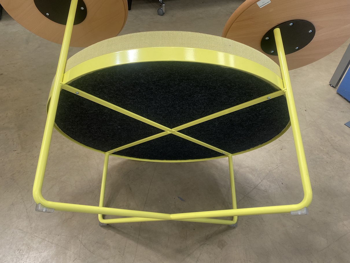 Johanson Stool with Two Round Swivel Tables - Used - Image 4