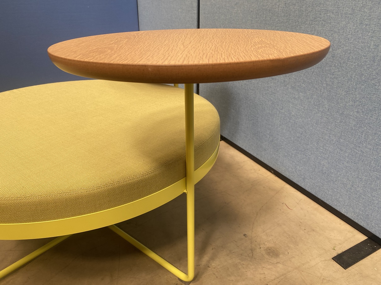 Johanson Stool with Two Round Swivel Tables - Used - Image 2