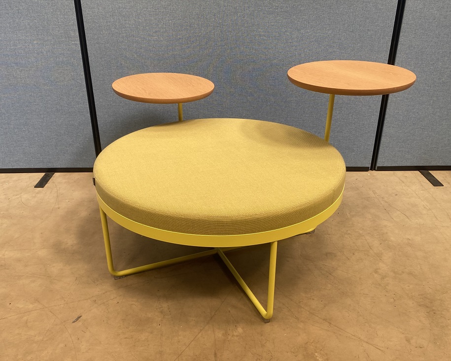 Johanson Stool with Two Round Swivel Tables - Used