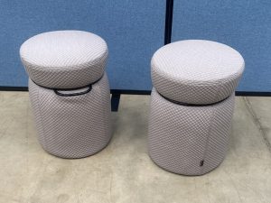 2 x Johanson Stools with Easy Carry Handle - Used