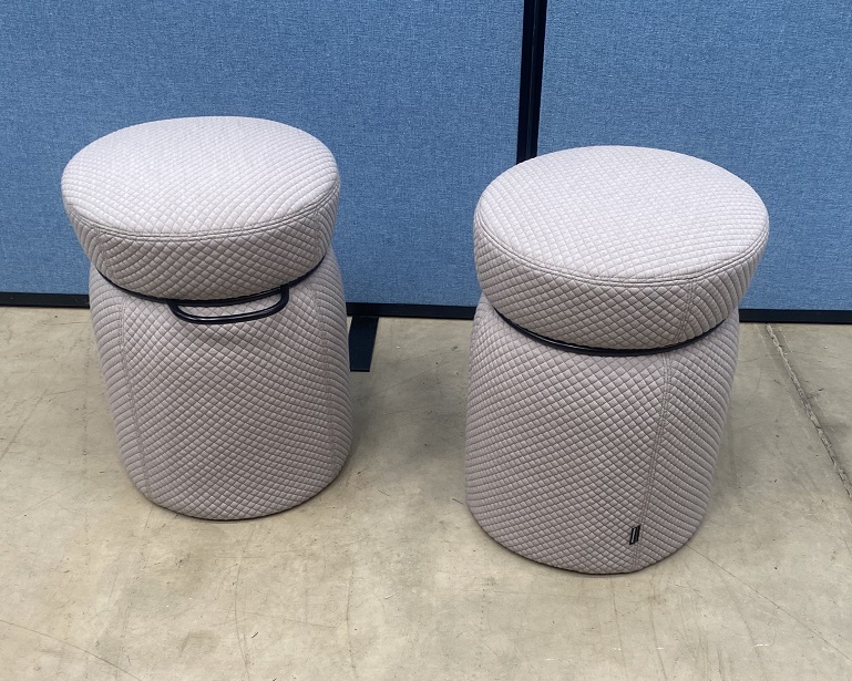 2 x Johanson Stools with Easy Carry Handle - Used