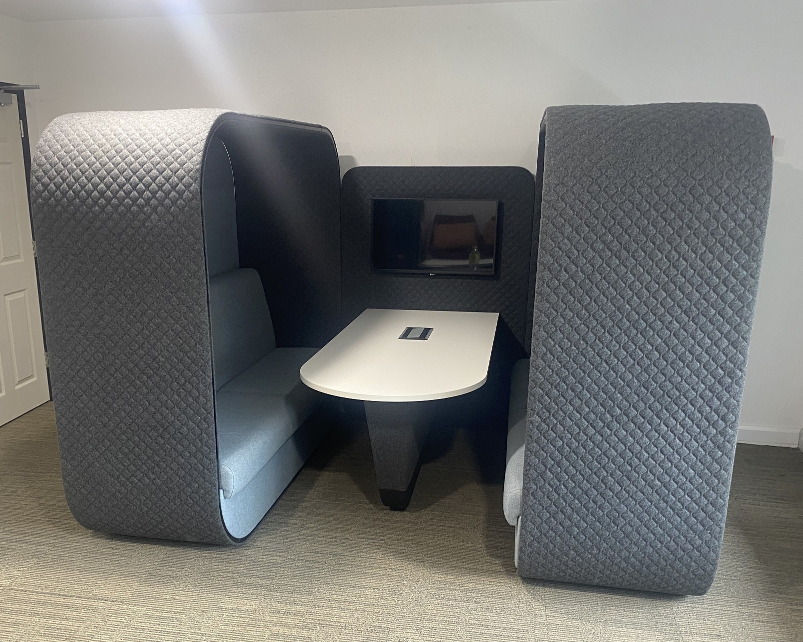 Boss Design Cocoon Booth in Blue & Grey - Used - Image 3